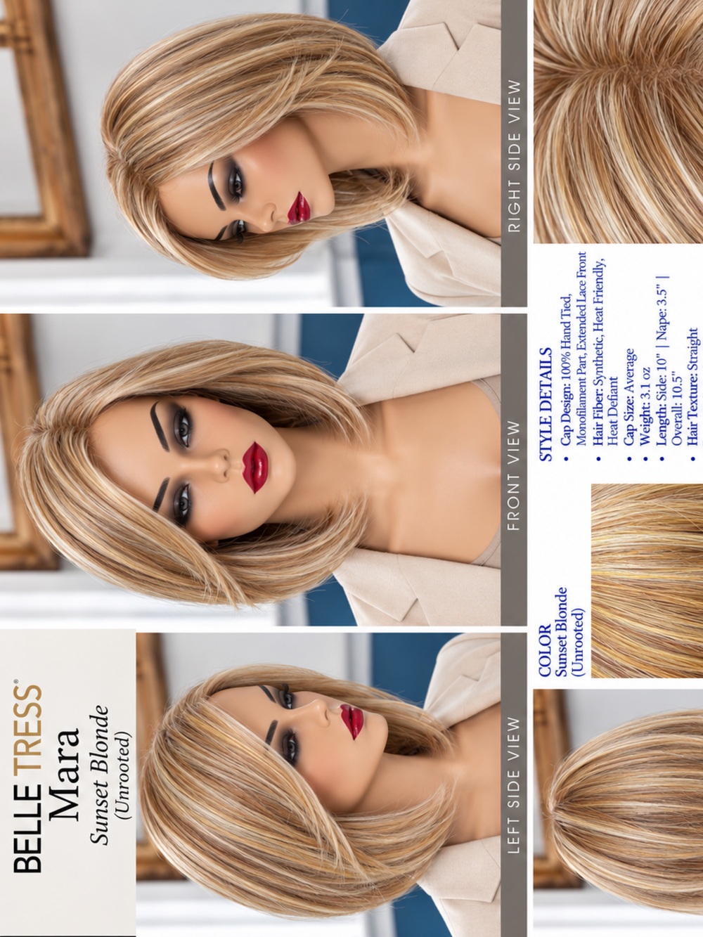Mara by Belle Tress in Sunset Blonde LUXE Collection